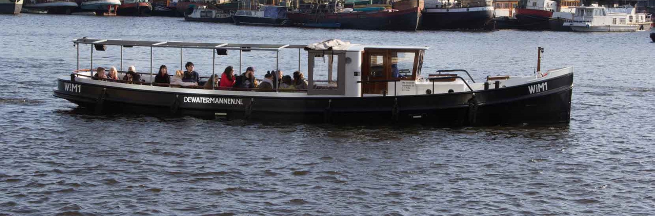 Authentisch niederländische Bootsfahrt