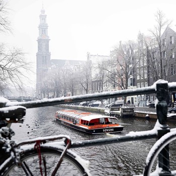 Amsterdam Canal Cruise in Winter
