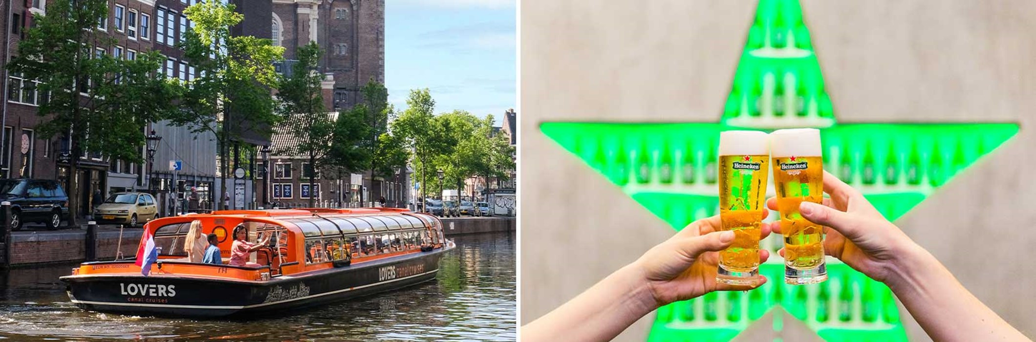 Heineken Experience + Crociera sui canali di Amsterdam