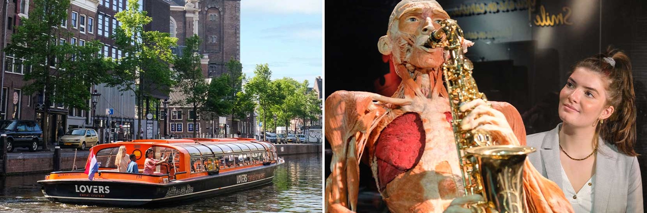 BODY WORLDS + Amsterdam Canal Cruise