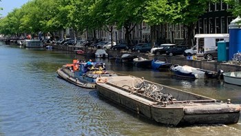 Bikes pulled from the canals