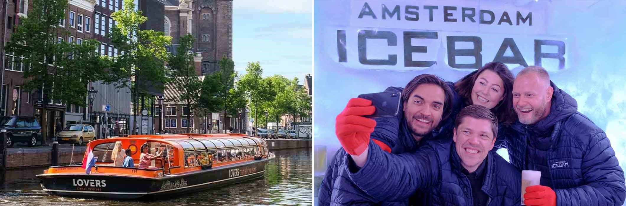Amsterdam Icebar + Grachtenfahrt durch Amsterdam