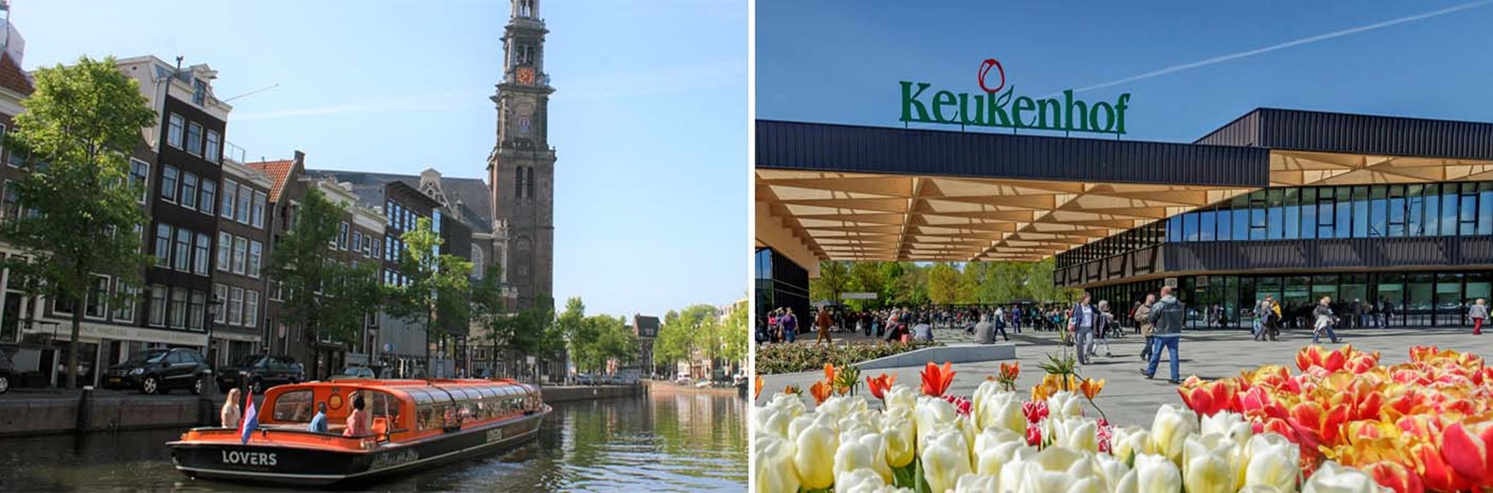 Entradas para Keukenhof + Amsterdam Canal Cruise