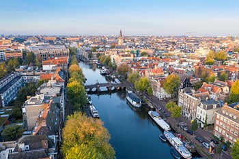 Amsterdam aerial